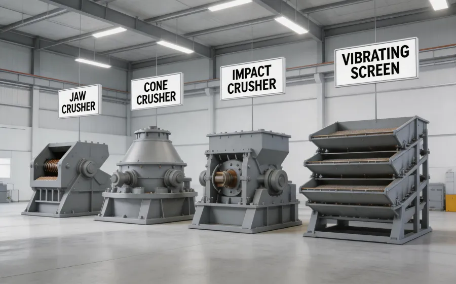 Crusher and screen product group